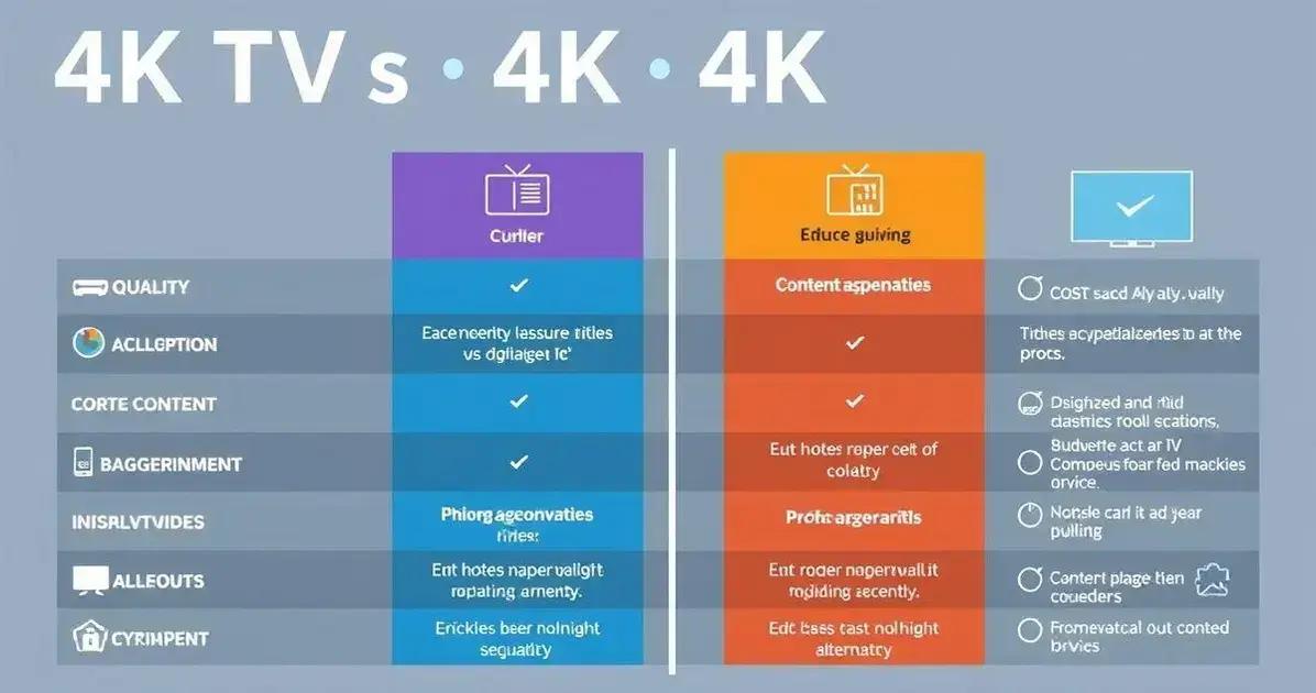 As vantagens e desvantagens das TVs 4K