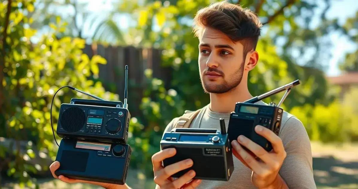 Dicas para escolher o rádio portátil ideal