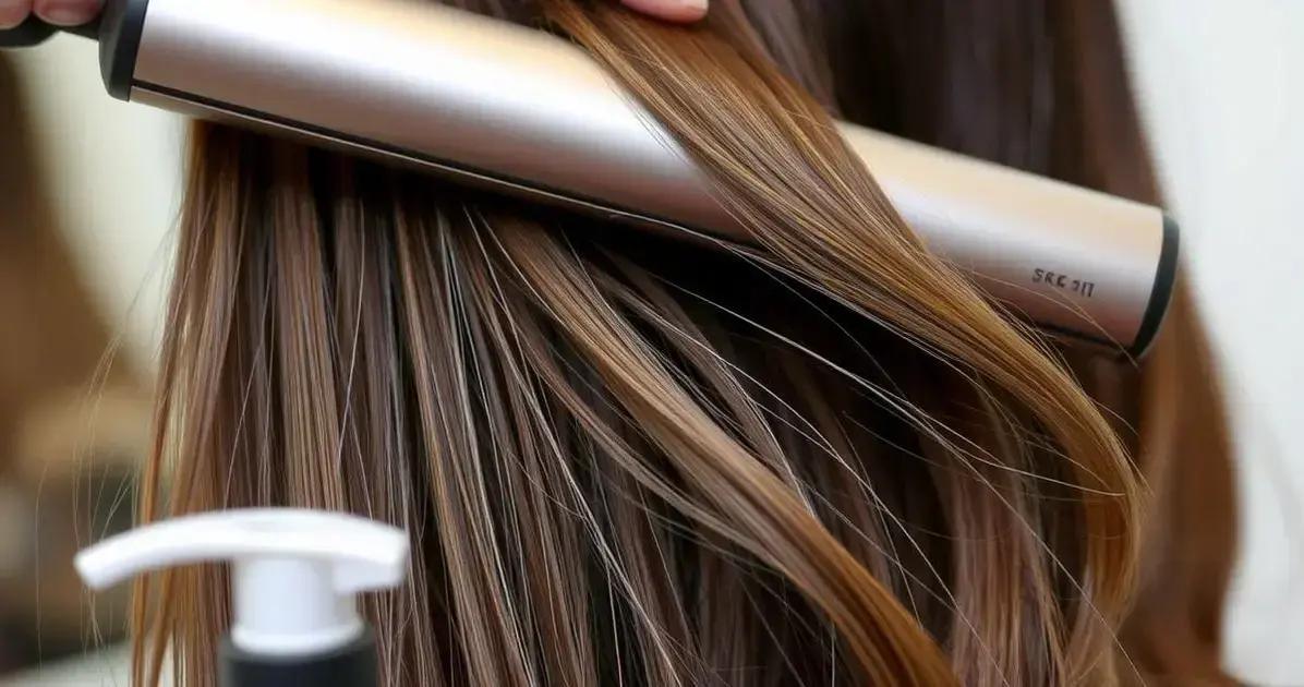 Dicas para evitar danos ao usar a chapinha de cabelo