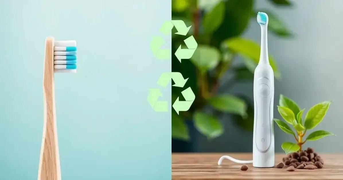 O impacto ambiental das escovas de dente elétricas vs tradicionais
