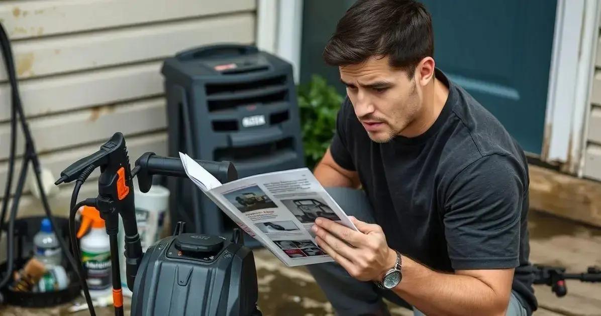 Os Erros Mais Comuns ao Usar uma Lavadora de Alta Pressão