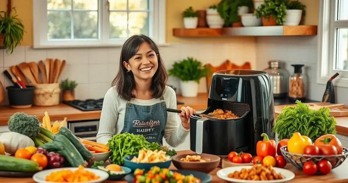 Uma história de transformação: A experiência de Clara com a Air fryer