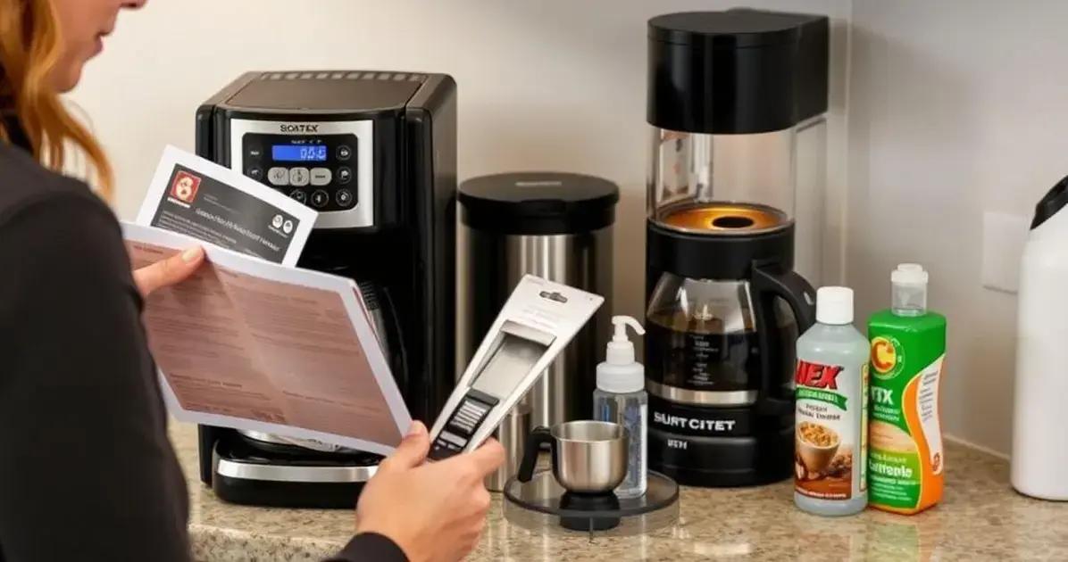 Erros comuns ao usar uma cafeteira programável e como evitá-los