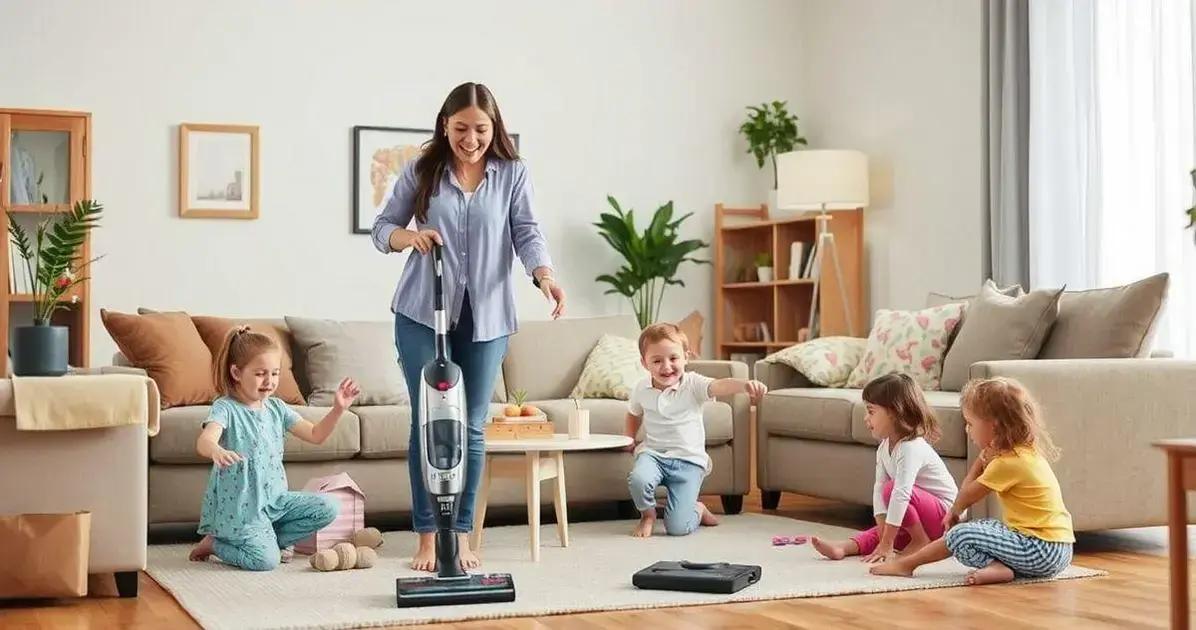 Experiência de uma mãe na compra de um Aspirador de pó vertical